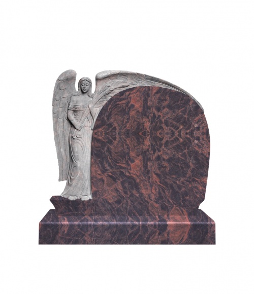 Памятник №3 элитный вертикальный 1180*1300*120 (Индия, коричневый)
