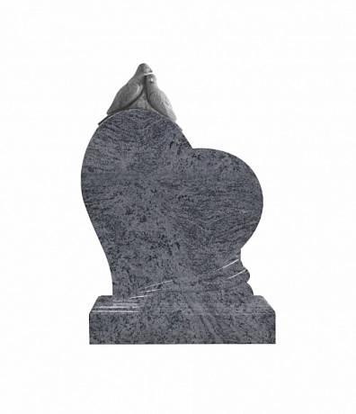Памятник №11 элитный вертикальный 1300*1000*100 (Индия, голубой)
