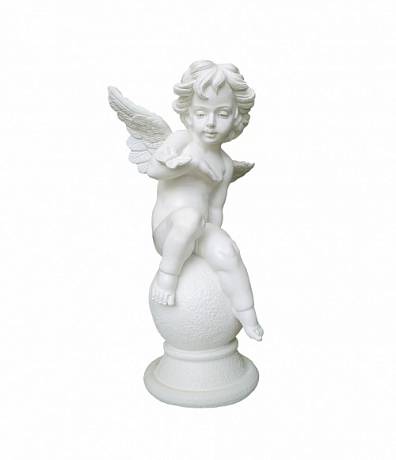 008 Скульптура Ангел на шаре с бабочкой, 830*500*450