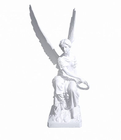 040 Скульптура Ангел с венком,1200*550*550